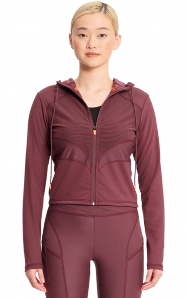 IN326 Kinetic Mesh Zip Front Crop Jacket by Infinity IN326 Kinetic Mesh Zip Front Crop Jacket by Infinity