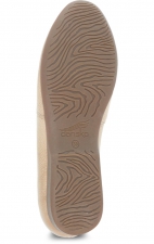 Larisa Taupe Milled Leather Women's Flat by Dansko 