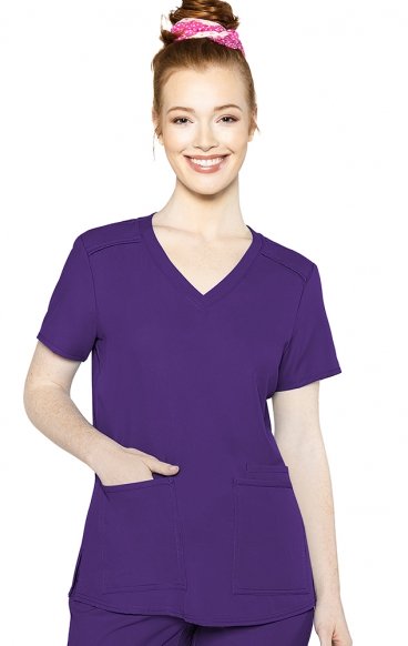 *FINAL SALE 2XL 2411 Med Couture Insight 3 Pocket Scrub Top