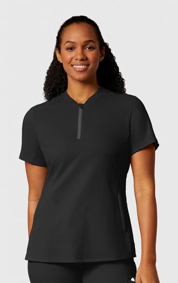 *FINAL SALE S 6422 Thrive Women's Quarter-Zip Top by WINK *FINAL SALE S 6422 Thrive Women's Quarter-Zip Top by WINK