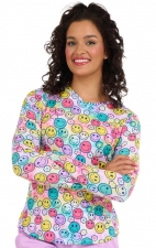 1155 Zavaté Ava Therese Print Long Sleeve Underscrub - Joyful Days