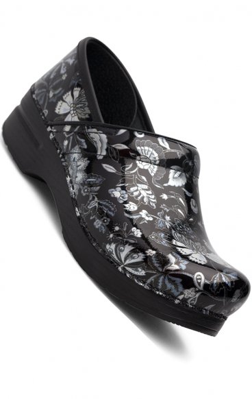*FINAL SALE Professional Floral Metallic Patent Women's Clog by Dansko *FINAL SALE Professional Floral Metallic Patent Women's Clog by Dansko