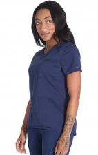 DK834 Balance V-Neck Top with 4 Pockets by Dickies