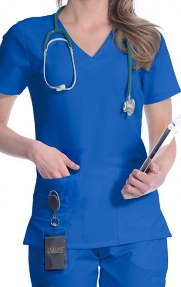 *FINAL SALE 3XL 3600 Flaunt Scrub Top By Greentown *FINAL SALE 3XL 3600 Flaunt Scrub Top By Greentown