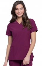 V-Neck Top - Cherokee Infinity - Antimicrobial