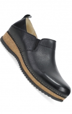 Meara Black Waxy Milled Slip-On by Dansko