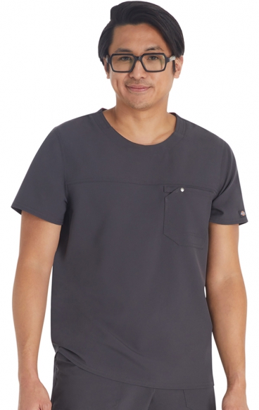 *FINAL SALE XS DK676 EDS NXT Men's Round Neck Top with Chest Pocket by Dickies *FINAL SALE XS DK676 EDS NXT Men's Round Neck Top with Chest Pocket by Dickies