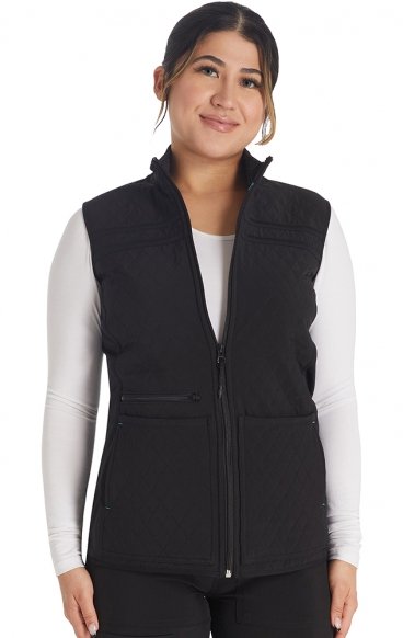*FINAL SALE L IP306A Inspira Flex Quilted Zip Front Vest *FINAL SALE L IP306A Inspira Flex Quilted Zip Front Vest