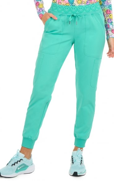 *FINAL SALE XS 3080P Petite Zavaté Ava Therese Smiley 6 Pocket Jogger Pant