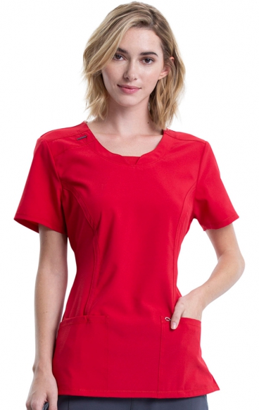 *FINAL SALE 4XL 2624A Round Neck Top by Infinity with Certainty® Antimicrobial Technology