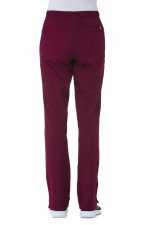 9716P Petite Red Panda Half Elastic Waist Straight Leg Pant by Maevn
