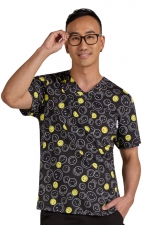 S650PR Confident Men's Print Top from SmileyWorld by koi