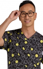 S650PR Confident Men's Print Top from SmileyWorld by koi