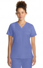 HH755 Quest Billie Tuck-in V-Neck Scrub Top by Healing Hands