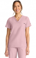 HH755 Quest Billie Tuck-in V-Neck Scrub Top by Healing Hands