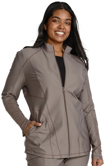 *FINAL SALE S CK390 Zip Front Jacket - Cherokee Form *FINAL SALE S CK390 Zip Front Jacket - Cherokee Form