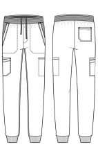 WW251 Workwear Revolution Men's Pull-On Jogger by Cherokee 