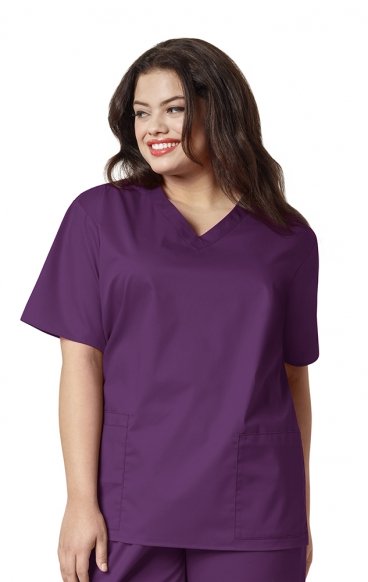 *FINAL SALE L 101 WORK Classic V-Neck Scrub Top by WINK *FINAL SALE L 101 WORK Classic V-Neck Scrub Top by WINK