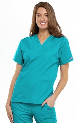 4700 Workweark Originals V-Neck Dolman Sleeve Top by Cherokee