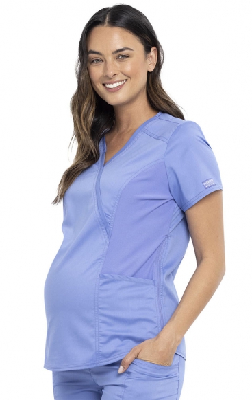 *FINAL SALE XL WW688 Workwear Revolution Maternity Top by Cherokee *FINAL SALE XL WW688 Workwear Revolution Maternity Top by Cherokee