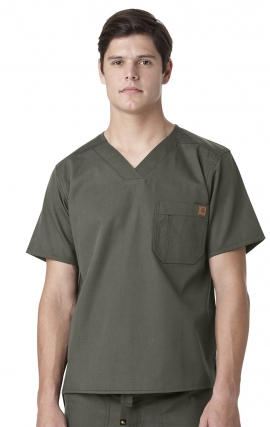 C15108 Carhartt Solid Ripstop Scrub Utility Top