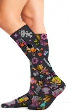 Comfort Support Tooniforms High Compression Print Socks - Girls Can