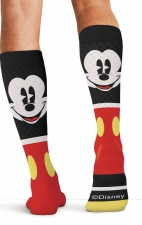 Men's Tooniforms Print Support Graduated Compression Socks by Cherokee Uniforms - Happy Go Mickey