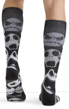 Men's Tooniforms Print Support Graduated Compression Socks by Cherokee Uniforms - Face Of Fear