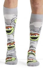 Men's Tooniforms Print Support Graduated Compression Socks by Cherokee Uniforms - Grouchy Feet