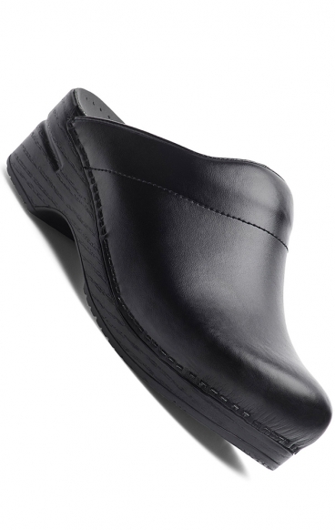 *FINAL SALE Karl Black Box Leather Open Back Men's Clogs by Dansko