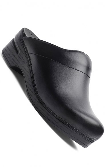 *FINAL SALE Karl Black Box Leather Open Back Men's Clogs by Dansko *FINAL SALE Karl Black Box Leather Open Back Men's Clogs by Dansko