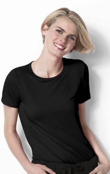 *FINAL SALE XS 2209 Layers Silky Short Sleeve Tee by WINK
