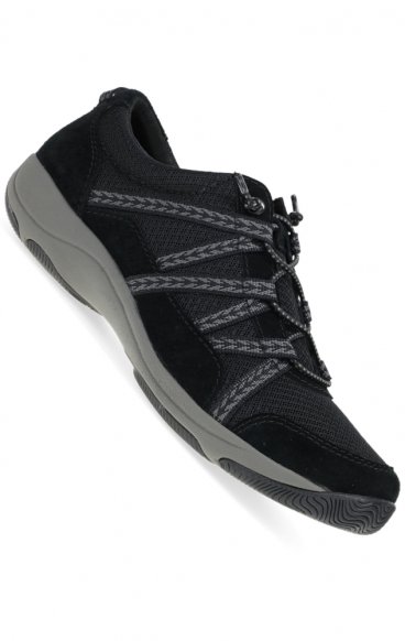 Harlyn Wide Black/Black Suede Lightweight Sneaker for Women by Dansko Harlyn Wide Black/Black Suede Lightweight Sneaker for Women by Dansko