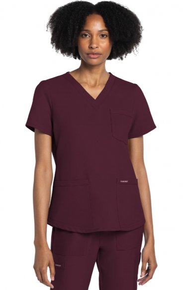 *FINAL SALE M CK961A WW Originals Ultra 3 Pocket V-Neck Top by Cherokee *FINAL SALE M CK961A WW Originals Ultra 3 Pocket V-Neck Top by Cherokee