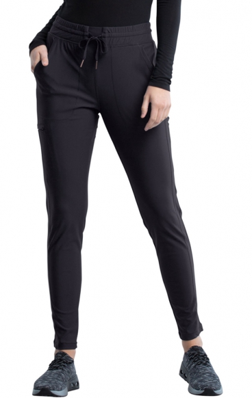 *FINAL SALE L CK095P Petite Mid Rise Tapered Leg Drawstring Pant - Cherokee Form *FINAL SALE L CK095P Petite Mid Rise Tapered Leg Drawstring Pant - Cherokee Form