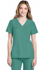 CK953A WW Originals Ultra V-Neck 2 Pocket Top by Cherokee
