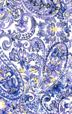CK856 V-Neck 2 Pocket Print Top by Cherokee - Pretty In Paisley