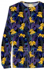 TF323 Tooniforms Button Up Print Jacket by Cherokee - Sensational Simba