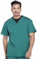 WW695 Workwear Professionals Men's 4 Pocket V-Neck Top by Cherokee