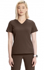 IN620A GNR8 Contemporary V-Neck Top with Kangaroo Pocket by Infinity