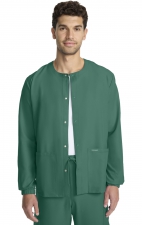 CK393A WW Originals Ultra Unisex Snap Front Warm Up Jacket by Cherokee