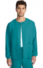 CK393A WW Originals Ultra Unisex Snap Front Warm Up Jacket by Cherokee