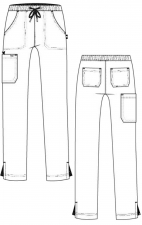 739P Petite koi Next Gen Everyday Hero Mid-Rise Scrub Pant
