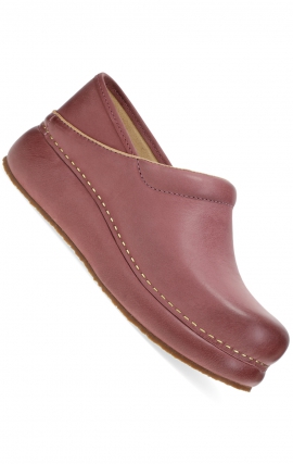 Platform Pro Rose Burnished Nubuck Clog for Women by Dansko 
