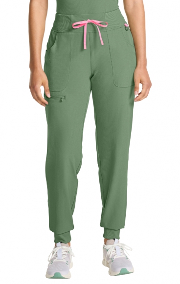 *FINAL SALE XL MC102P Petite Amp Tapered Leg Jogger Pant by Med Couture *FINAL SALE XL MC102P Petite Amp Tapered Leg Jogger Pant by Med Couture