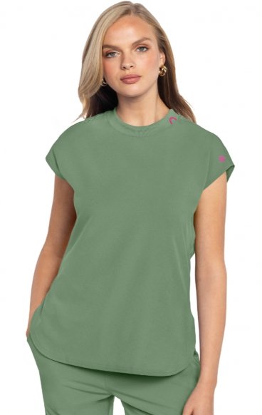 *FINAL SALE XL MC703 AMP Missy Dolman Sleeve Tuckable Top by Med Couture *FINAL SALE XL MC703 AMP Missy Dolman Sleeve Tuckable Top by Med Couture