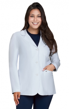 472 Essentials Amelia Water Repellent 5 Pocket Lab Coat by koi