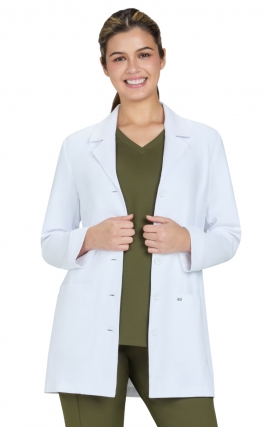 464 Essentials Hema 4 Pocket Stretch Lab Coat by koi