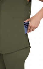1137 Basics Kenley Crew Neck 2 Pocket Top by koi