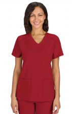 C101 Cureology Cardi Modern 2 Pocket V-Neck Top by koi